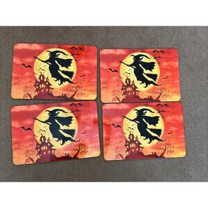 Halloween Witch Four Cork Backed Placemats Elegant Dining by Jason